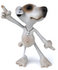 #43128 Royalty-Free (RF) Clipart Illustration of a 3d Jack Russell Terrier Dog Mascot Dancing - Pose 1 by Julos