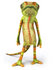 #43175 Royalty-Free (RF) Clipart Illustration of a 3d Lizard Chameleon Mascot Standing And Facing Front by Julos