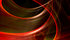 #43288 Royalty-Free (RF) Illustration of a Red And Orange Fractal Swoosh Background - Version 2 by Julos