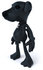 #43401 Royalty-Free (RF) Illustration of a 3d Black Lab Mascot Standing And Facing Left by Julos