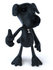 #43402 Royalty-Free (RF) Illustration of a 3d Black Lab Mascot Giving The Thumbs Up - Pose 1 by Julos