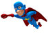 #43641 Royalty-Free (RF) Cartoon Illustration of a Male 3d Superhero Mascot Smiling And Flying Slightly Left by Julos