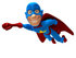 #43643 Royalty-Free (RF) Cartoon Illustration of a Friendly 3d Superhero Mascot Smiling And Flying Past by Julos