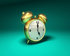 #44355 Royalty-Free (RF) Illustration of a 3d Gold Alarm Clock - Version 1 by Julos