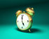 #44357 Royalty-Free (RF) Illustration of a 3d Gold Alarm Clock - Version 4 by Julos