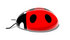 #44376 Royalty-Free (RF) Illustration of a 3d Shiny Ladybug - Pose 5 by Julos