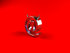 #44449 Royalty-Free (RF) Illustration of a 3d Devil Red Arobase At Symbol With Horns - Version 2 by Julos