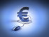 #44607 Royalty-Free (RF) Illustration of a 3d Blue Euro Symbol With A Computer Mouse - Version 1 by Julos