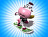 #44644 Royalty-Free (RF) Illustration of a 3d Dairy Cow Mascot Snowboarding - Version 2 by Julos