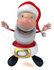 #46332 Royalty-Free (RF) Illustration Of A 3d Big Nose Santa Mascot Holding His Arms Open - Version 5 by Julos