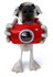#48285 Royalty-Free (RF) Illustration Of A 3d Jack Russell Terrier Dog Mascot Taking Pictures by Julos