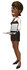 #48888 Royalty-Free (RF) Illustration Of A 3d Black Businesswoman Holding A Laptop - Version 3 by Julos