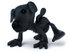 #49471 Royalty-Free (RF) Illustration Of A 3d Black LabradorDog Mascot Walking Forward On All Four Legs - Version 1 by Julos