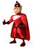 #49591 Royalty-Free (RF) Illustration Of 3d Red Superhero Giving The Thumbs Up by Julos