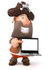 #49672 Royalty-Free (RF) Illustration Of A 3d Pirate Character Carrying A Laptop - Pose 1 by Julos