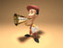 #49949 Royalty-Free (RF) Illustration Of A 3d News Boy Announcing News Through A Megaphone - Version 2 by Julos