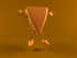 #50877 Royalty-Free (RF) Illustration Of A 3d Cheese Wedge Character Jumping - Version 3 by Julos