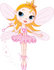 #56167 Royalty-Free (RF) Clip Art Of A Cute Blond Fairy Princess In A Tutu, Holding Her Magic Wand by pushkin