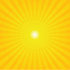 #56325 Royalty-Free (RF) Clip Art Illustration Of A Yellow Radial Burst Background Of Light Rays by pushkin