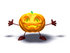 #60745 Royalty-Free (RF) Illustration Of A 3d Pumpkin Character Holding His Arms Open - Version 1 by Julos