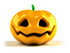 #60746 Royalty-Free (RF) Illustration Of A 3d Ceramic Halloween Pumpkin - Version 2 by Julos