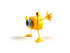 #60989 Royalty-Free (RF) Illustration Of A 3d Yellow Camera Boy Character Holding His Arms Open - Version 3 by Julos