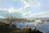 #61045 Royalty-Free Historical Illustration Of People With A View Of Boston And The Harbor At Dorchester Heights by JVPD
