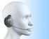 #61260 Royalty-Free (RF) Illustration Of A 3d Customer Service Representative Wearing A Headset - Version 4 by Julos