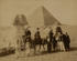 #6494 Tourists at Giza With The Great Sphinx and Pyramids by JVPD