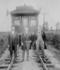 #7985 Picture of Theodore Roosevelt on Train Tracks by JVPD