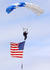 #9003 Picture of Parachuting With an American Flag by JVPD