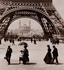 #9741 Picture of Tourists at the Eiffel Tower by JVPD