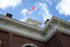 #975 Stock Image of an American Flag Atop the Jacksonville Museum by Jamie Voetsch
