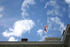 #976 Stock photo of an American Flag on the Roof of the Jacksonville Museum by Jamie Voetsch