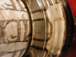 Cork in a Wine Bottle Closeup