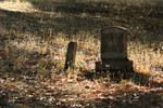 Two Gravestone in a Cemetery