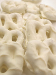 Pretzels Covered in White Chocolate