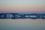Crater Lake Sunset in February