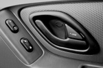Door Handle and Power Buttons in a Car