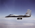F-15B with attached X-33 Thermal Protection System 05/14/1998