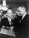 Mariner Photos Presented to President Johnson 01/01/1964