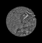 Miranda as seen by Voyager 2 01/25/1986