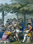 The Indians Delivering up the English Captives to Colonel Bouquet