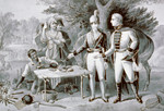 General Francis Marion Inviting a British Officer to Share His D