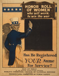 Honor Roll of Women Who Will Work to Win the War