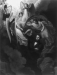 Abraham Lincoln as he is Greeted by George Washington Among a Host of Angels