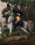 Andrew Jackson With the Tennessee Forces on the Hickory Grounds