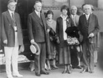 President and Mrs. Coolidge, Herbert Hoover, Frank B. Kellogg