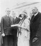 Miss Ruth Muskrat With President Coolidge