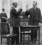 President Coolidge Preparing Ballot